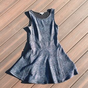 Blue Sparkly Skater Dress